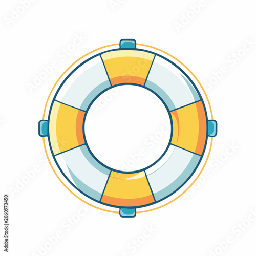 Cartoon Lifesaver Ring