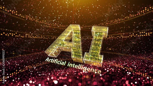 AI artificial intelligence Digital Sea concept background