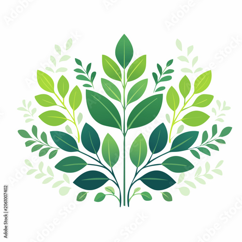 Green Leaves Pattern