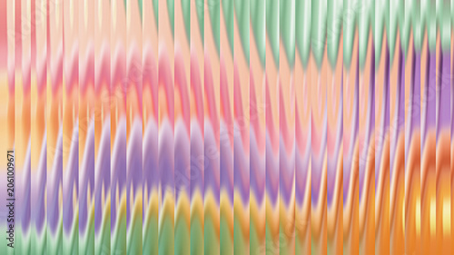Fotografie Abstract glowing vertical lines creating dynamic fiery glass pattern illustratio