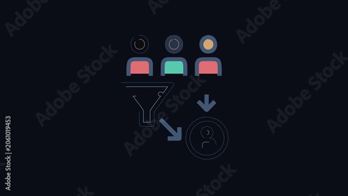  Dynamic Lead Conversion Symbol Illustration