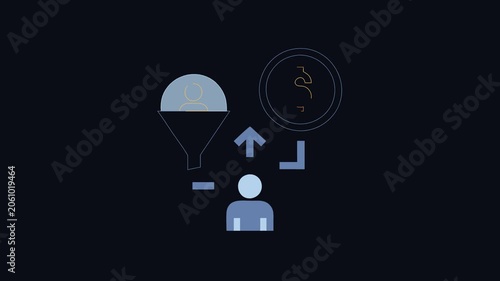  Modern Lead Conversion Logo Design