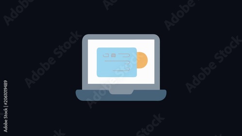  Dynamic Laptop Symbol Illustration