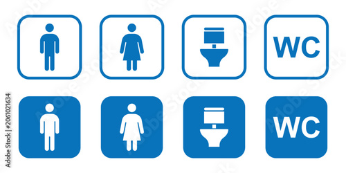 Foto Wayfinding wc icons
