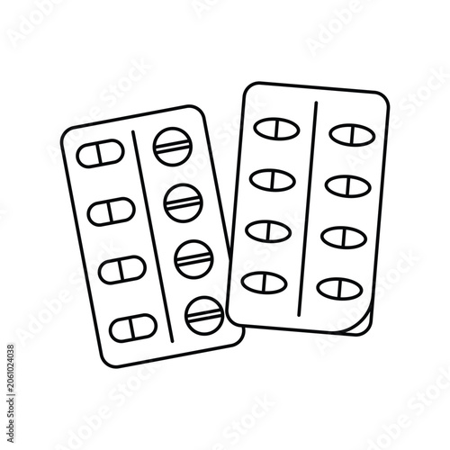 Medicine  icon with white background vector stock illustration