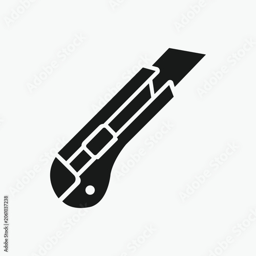 Utility Knife. Craft Knife. cutter knife icon