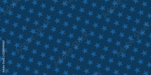 Canvastavla Star pattern on blue gradient background template