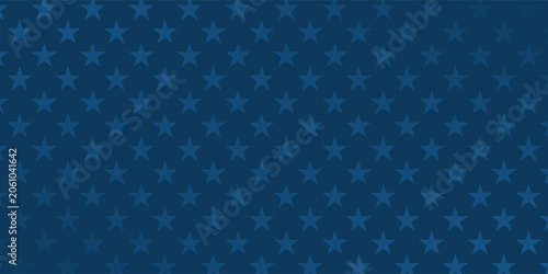 Foto Star pattern on blue gradient background template