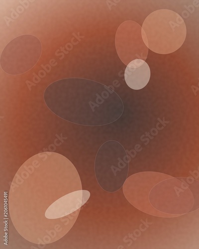 Abstract background with scattered oval shapes in warm tones