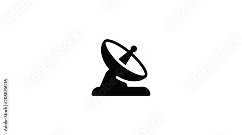 Photos Satellite dish icon represents global telecommunications and wireless data transmission technology for modern connectivity solutions in a digital world