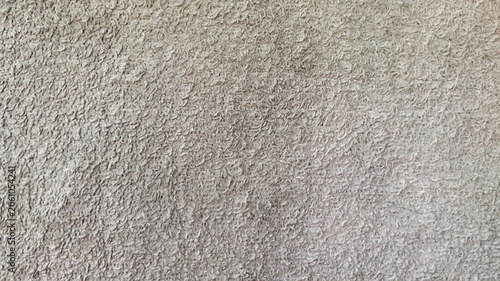 Cuadro en lienzo ​Close-up of beige terry cloth towel texture background
