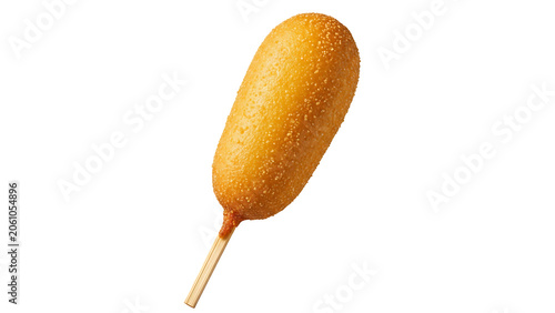 Golden Corn Dog on Stick