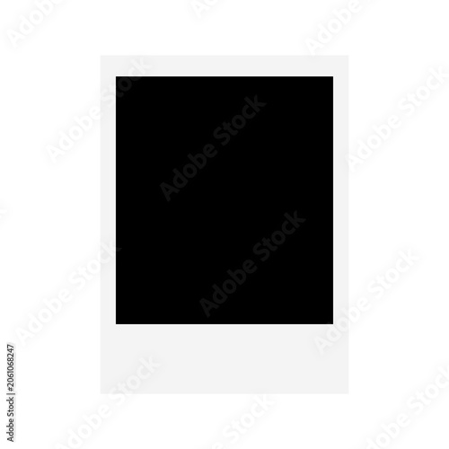 blank photo frame