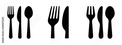Foto Cutlery icon set
