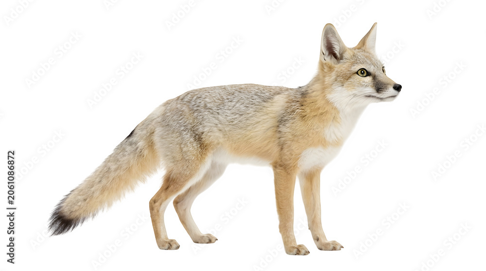 Fototapeta premium red fox vulpes 4 years old standing