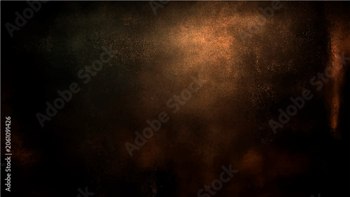 Obraz na plátně Earthy textured background, deep umber hues, dappled light evokes rustic, vintage, or industrial aesthetic