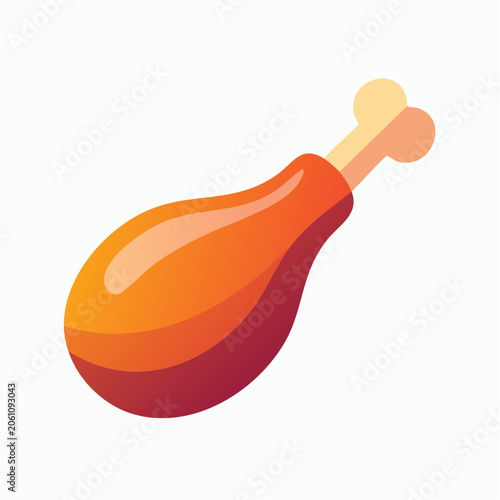 Fried Chicken Leg Icon