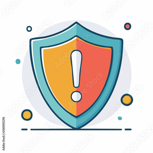 Shield with Exclamation Mark Icon