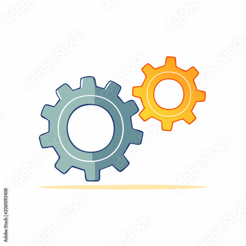 Two Interlocking Gears