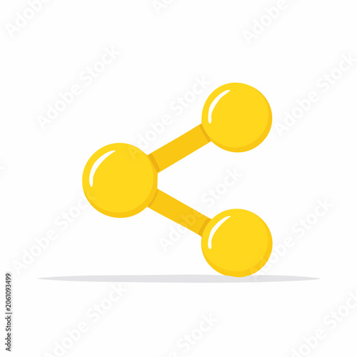 Yellow Share Icon