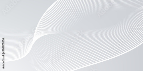 Fotografie gray and white abstract background modern vector illustration