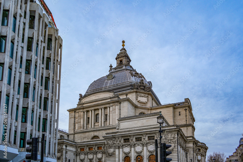Fototapeta premium Methodist Central Hall Westminster historic domed building in London, United Kingdom