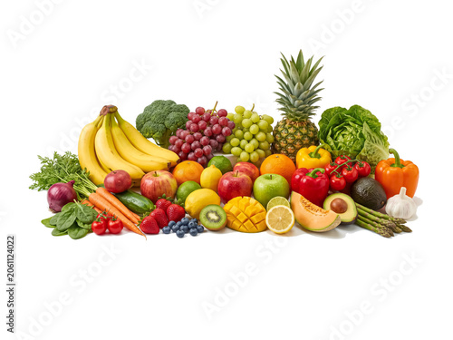 Assorted fresh fruit and veg