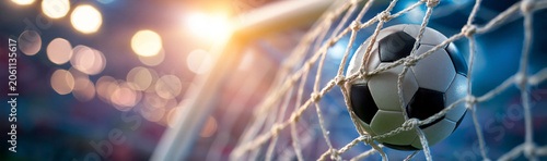 Goal Scored: A soccer ball ...