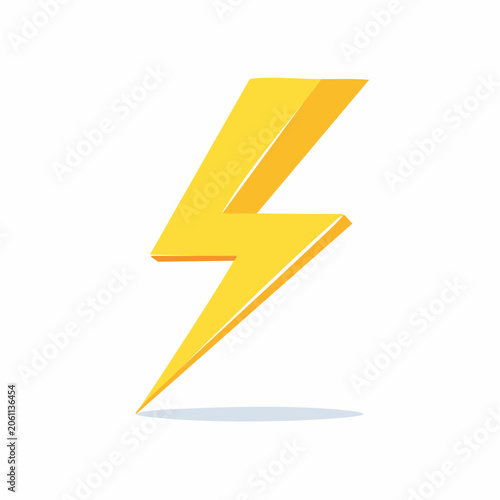 Yellow Lightning Bolt Icon