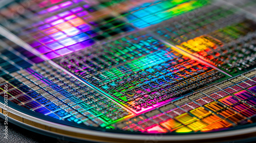 Colorful Silicon Wafer: A c...