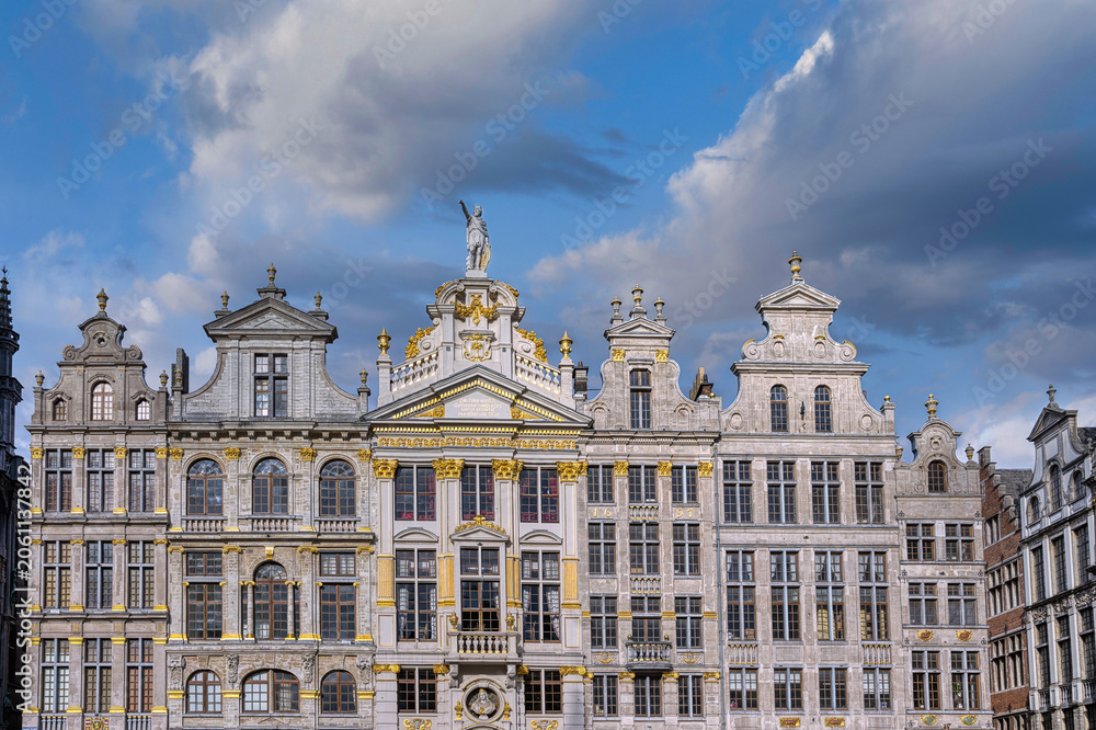 Fototapeta premium Brussels is the capital of Belgium, the French Community of Belgium, and the Flemish Community. It is also the de facto capital of the European Union.