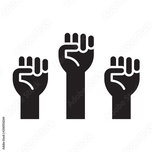 Civil Rights Vector Glyph Icon Design