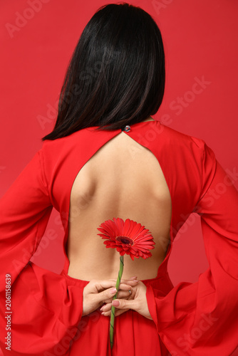 Young woman with beautiful ...