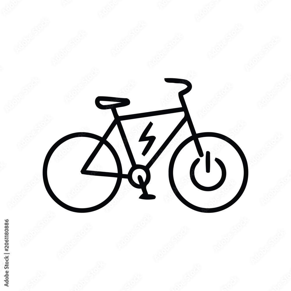 Fototapeta premium E-Bicycle