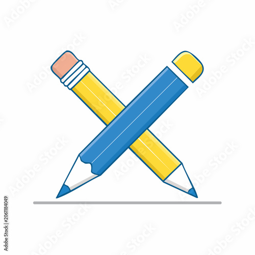 Two Pencils Crossed