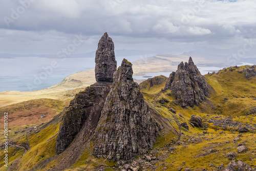 Old Man of Storr, île de Skye – Écosse sauvage depuis les airs