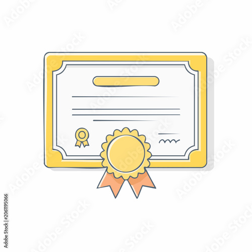 Certificate of Achievement Icon