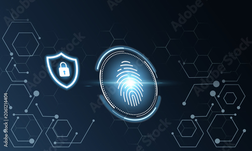 Digital Identity Verification and Secure Access Authentication Concept. File EPS 10