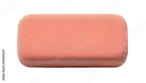 Tableau sur toile Pink rectangular eraser with rounded edges
