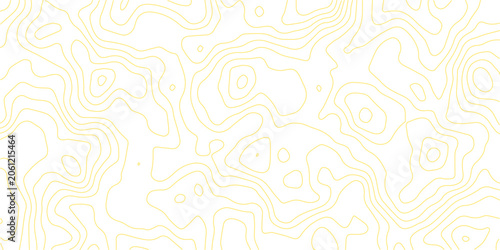 Topographic map lines create an abstract background with subtle contour patterns in soft yellow hues on a clean white canvas, suggesting elevation and geographical features.