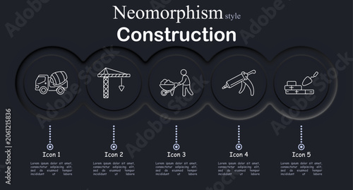 Fotografie Construction set icon