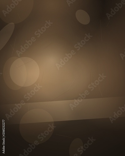 Solar eclipse silhouette against orange sky