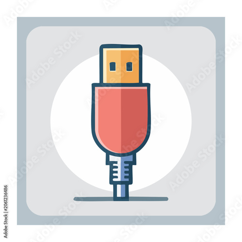Flat design heart lock icon