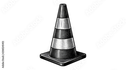 Traffic Cone Drawing