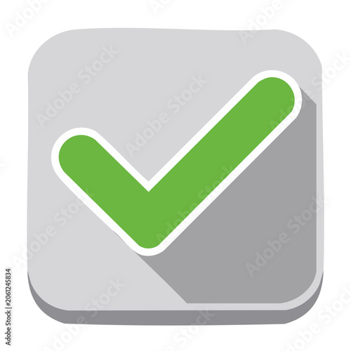 Green checkmark icon on white circle