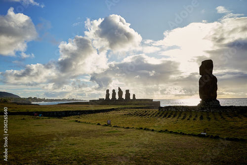 Tableau sur toile RAPA NUI – EASTER ISLAND. Taha.