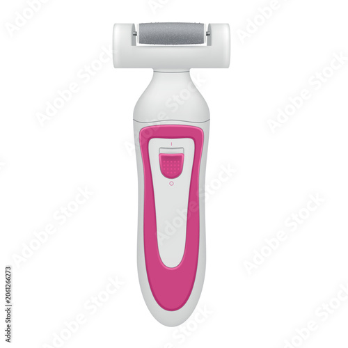 Portable female electric epilator or trimmer for personal care and grooming use