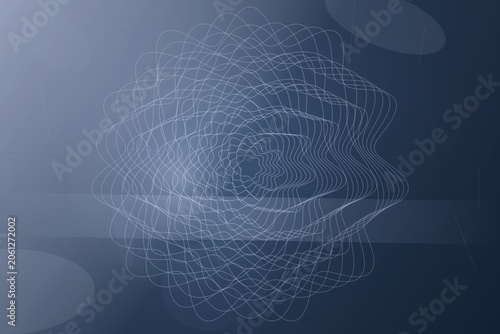 Blue geometric repeating pattern on white background