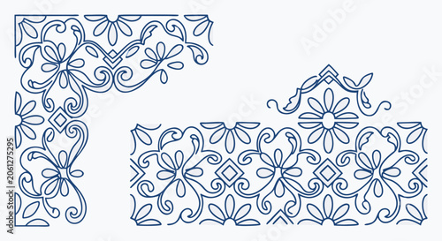 mexican talavera tile border frame