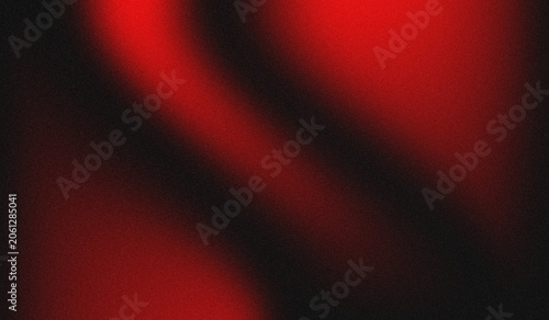 Картината върху платно Abstract red and black gradient background with soft blurred waves and dark shadows, modern moody texture for posters, banners and digital design